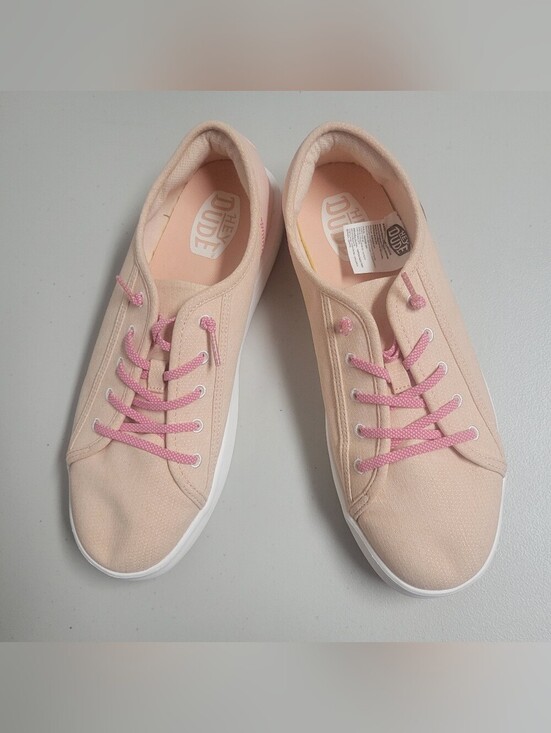 Hey Dude Shoes - Hey Dude Cody W Heathered Knit Mesh Pink W 11.